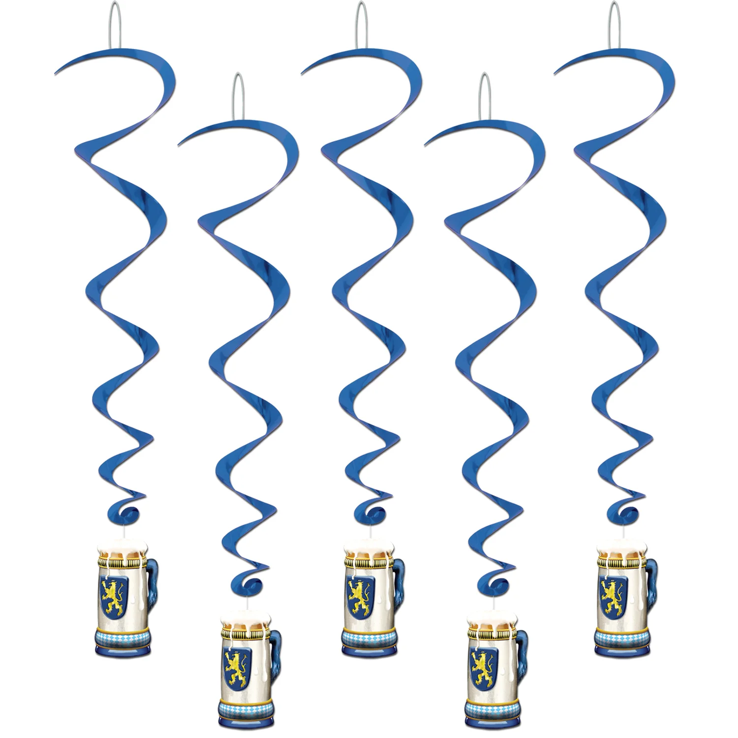 Oktoberfest Beer Stein Whirls - Pk 5