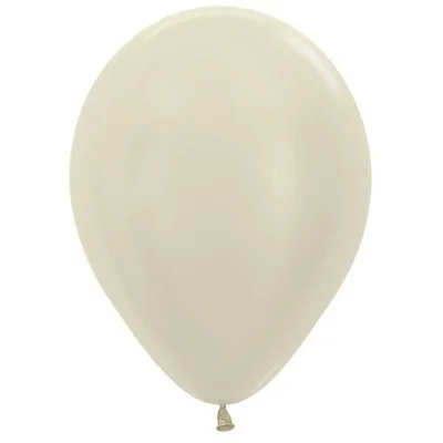 Pearl Ivory balloons 5 inch Pk 100