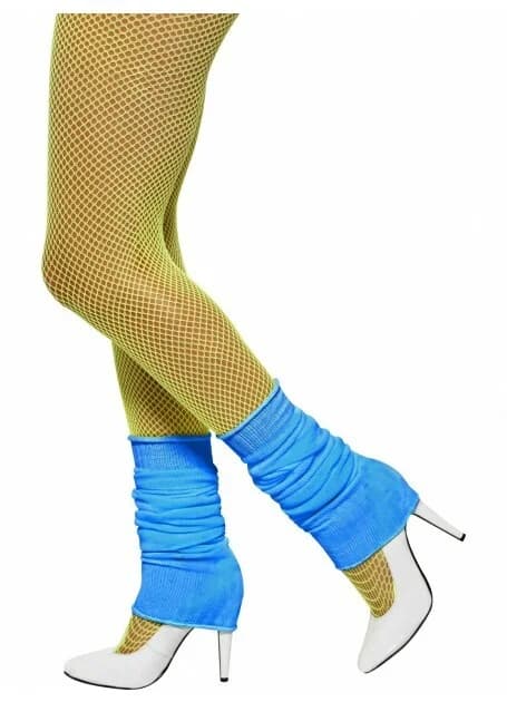 Neon Blue Legwarmers