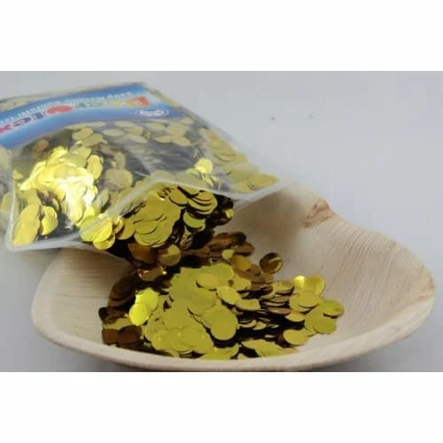 Metallic Gold Confetti (1cm) - 250 grams