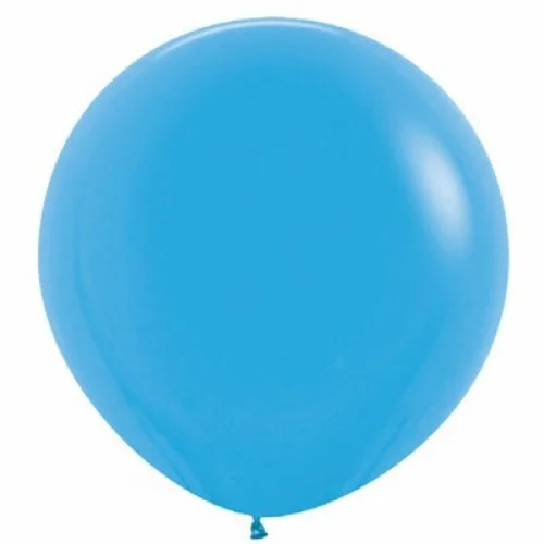 Standard Mid Blue 90cm Latex Balloons - PK 3
