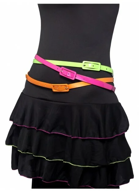 80's Style Neon Belts