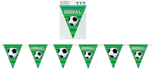 3D Soccer Flag Banner - 12ft