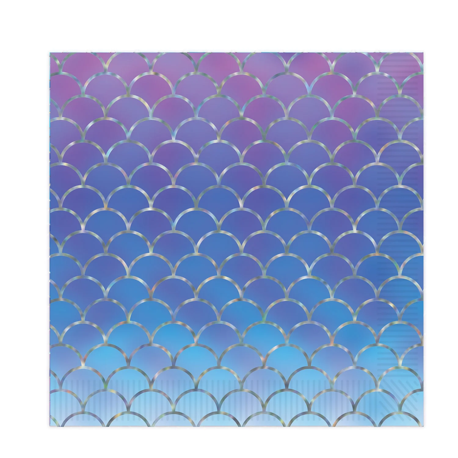 Mermaid Scales Luncheon Napkins - Pk 16