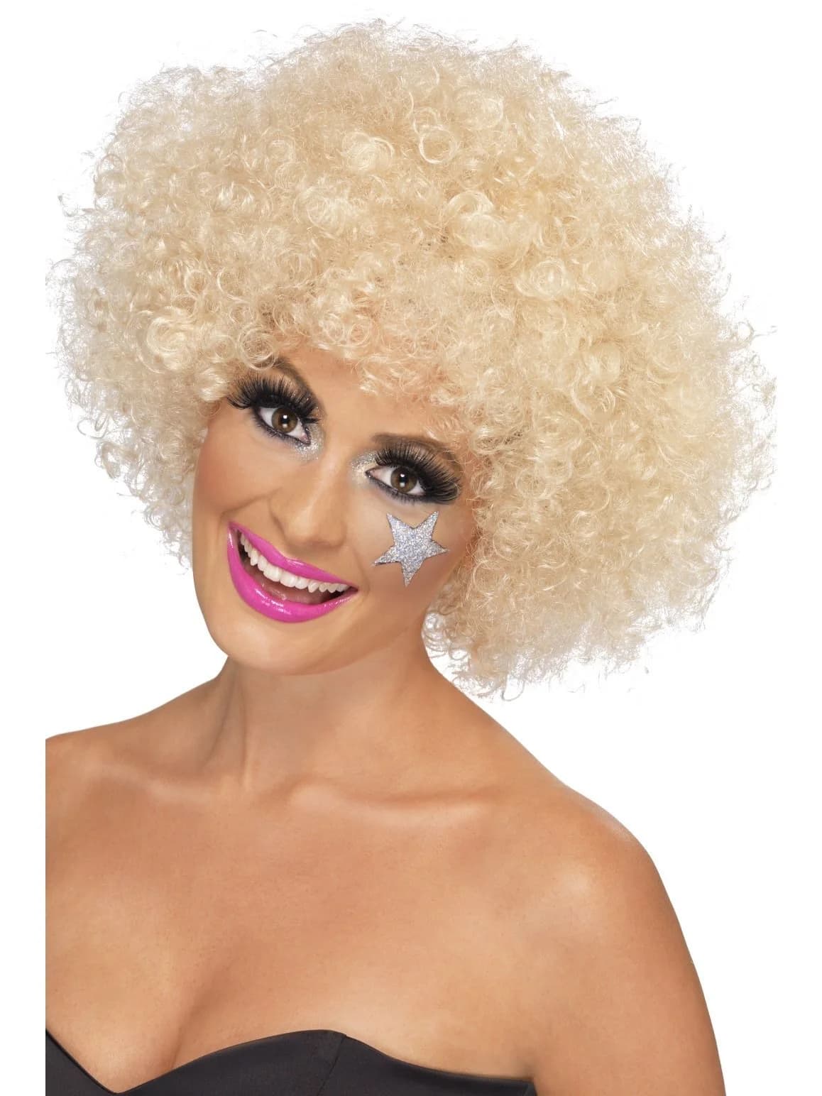 Blonde 70's Funky Afro Wig