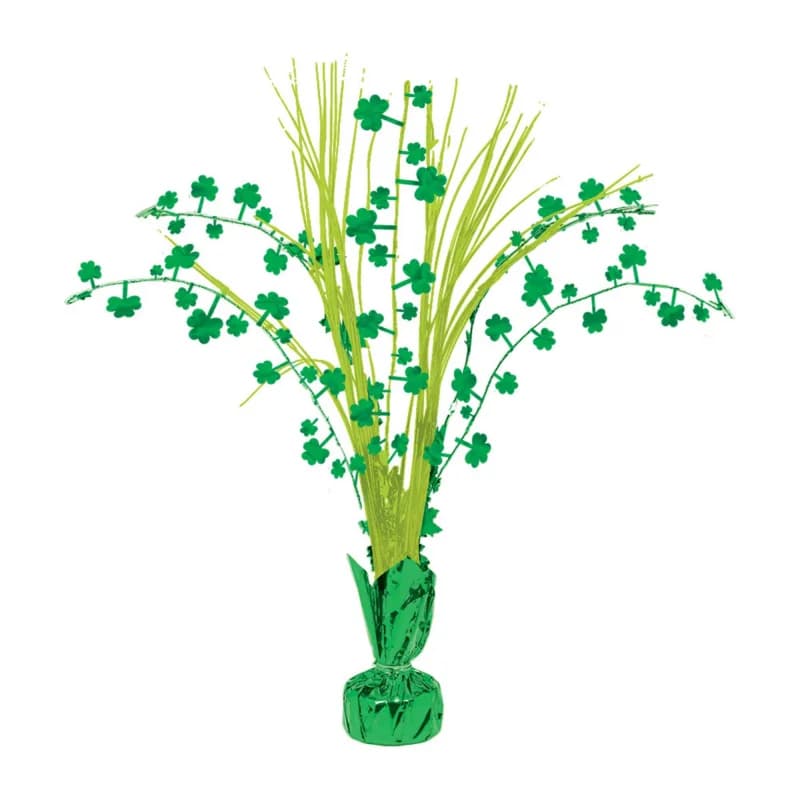 St Pats Shamrock Spray Centrepiece (30 cm)
