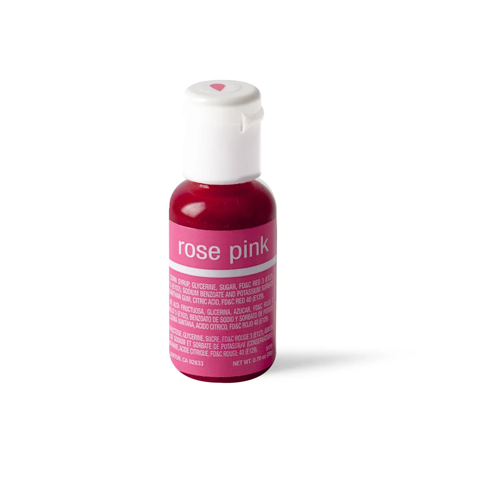 Chefmaster Rose Pink Liqua-Gel (20ml)