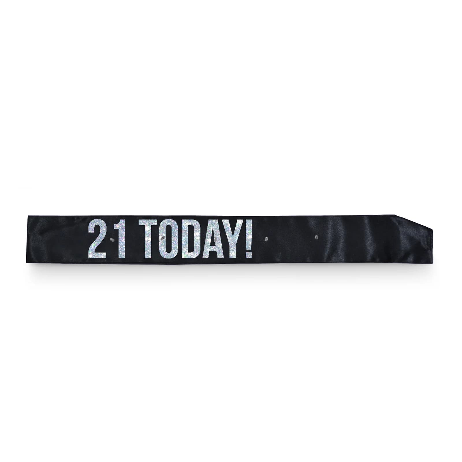 21st Black Flashing Sash