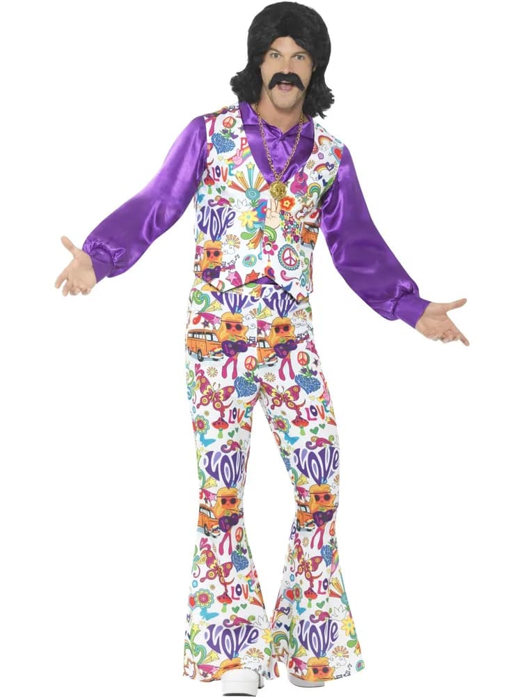60s Groovy Hippie Costume – Adults