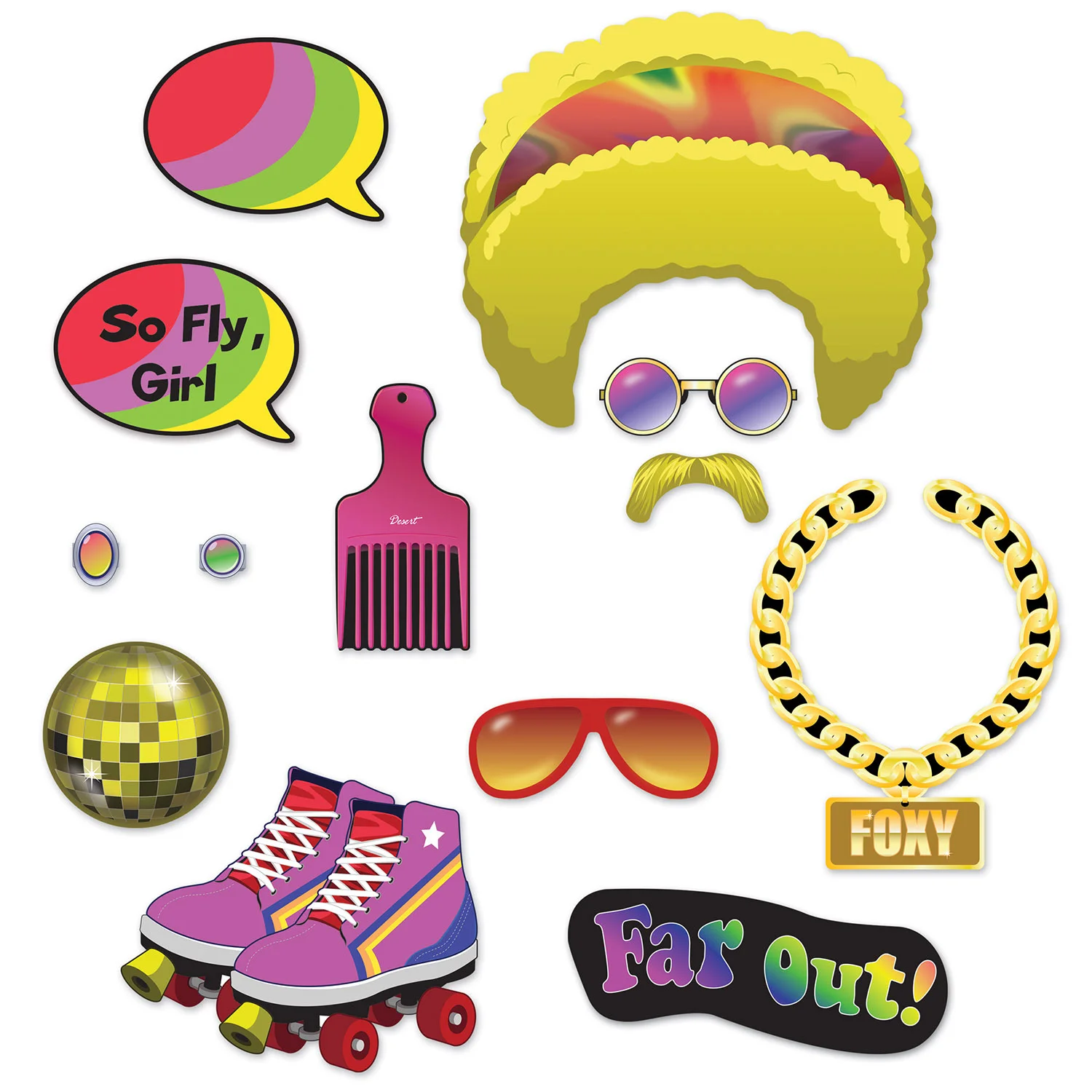 70's Photo Fun Signs - Pk 13*