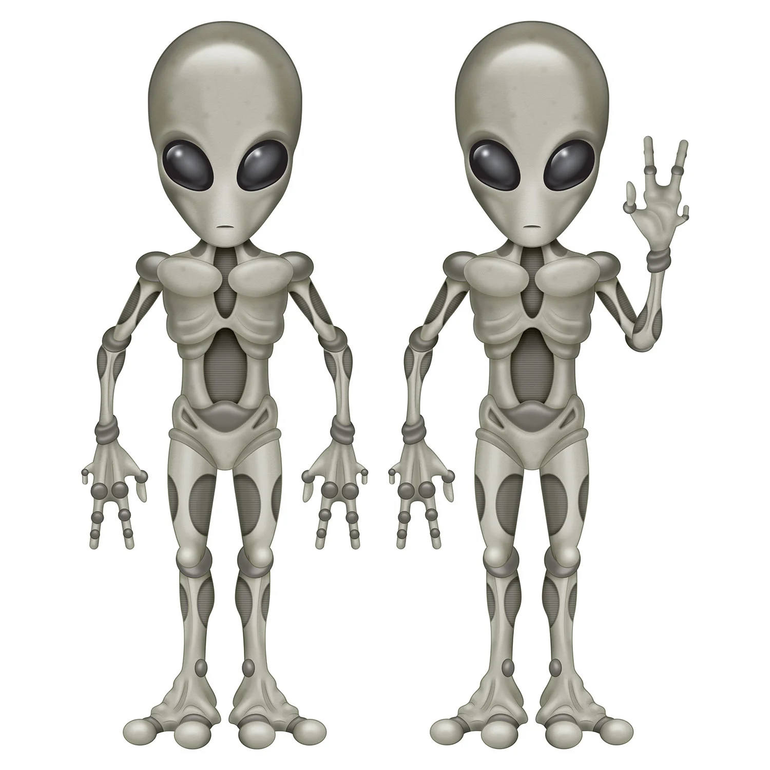 Alien Cutouts - Pk 8*