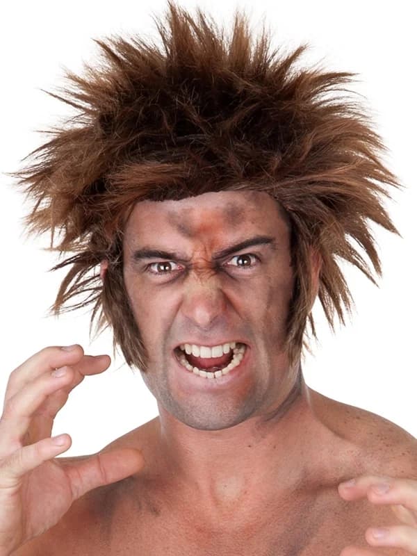Wild Brown Wolfman Wig