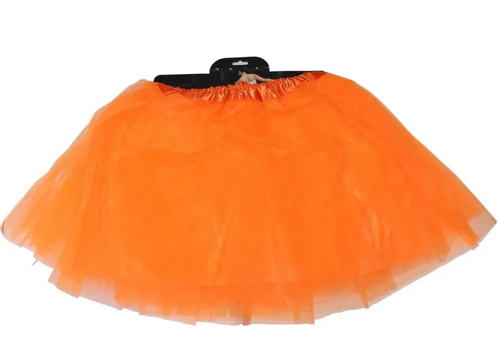 Adult's Orange Layered Tutu Skirt (40cm)
