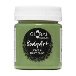 Olive Green Liquid Face & Body Paint (45ml)