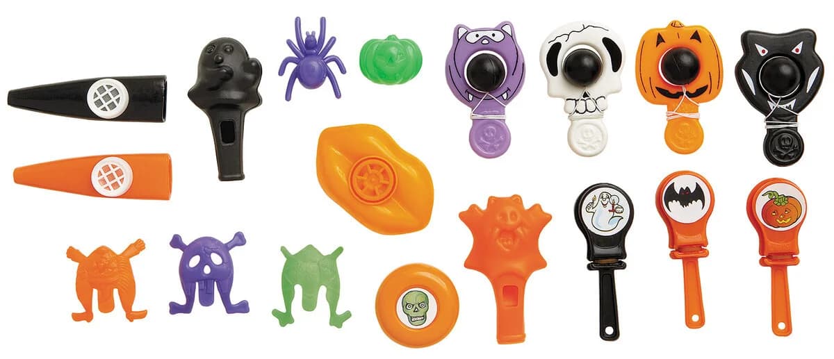 Halloween Assorted Party Favours - Pk 72