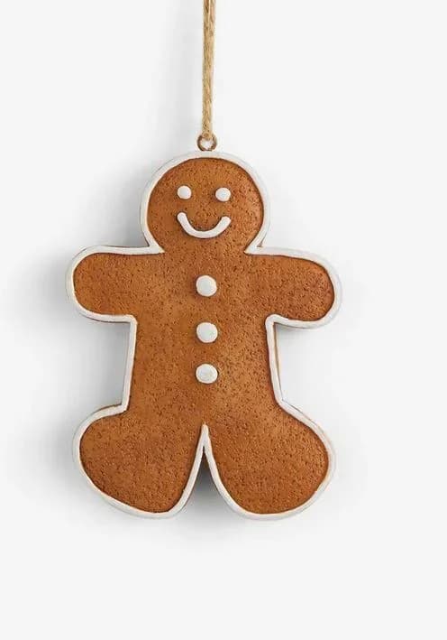 Gingerbread Man Hanging Ornament (12cm)