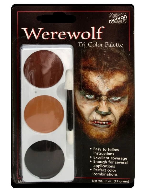 Mehron Tri-Colour Werewolf Make-Up Palette