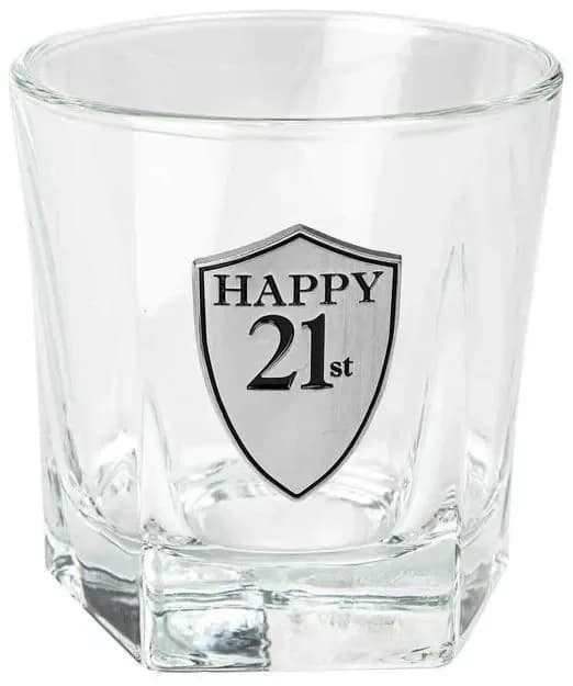 21st Birthday Whisky Glass (210ml)
