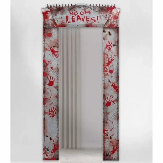 No One Leaves Bloody Doorway Decoration (108x214cm)*
