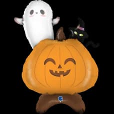 Pumpkin Shape Standing Foil Balloon (40in.)