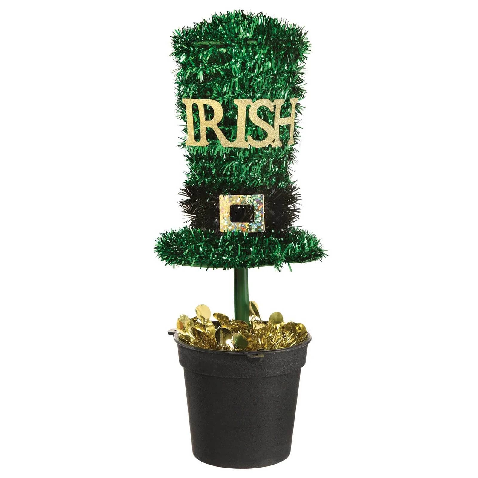 Delixe Irish Tinsel Hat Centrepiece (22Cm X 8Cm)
