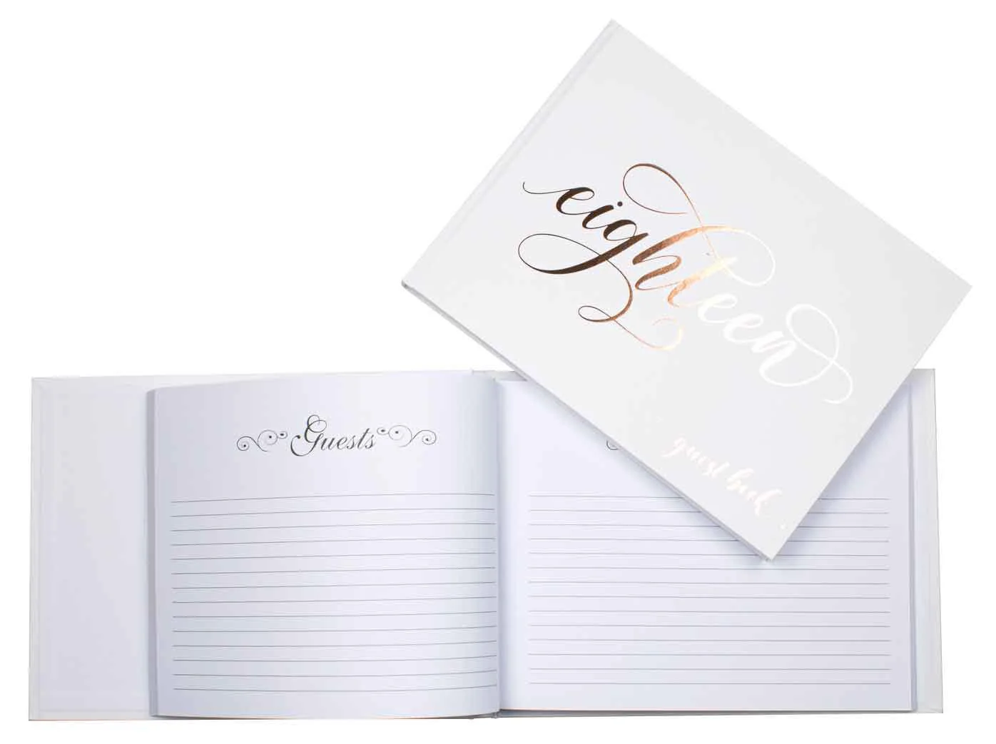 18th Birthday Rose Gold Guest Book