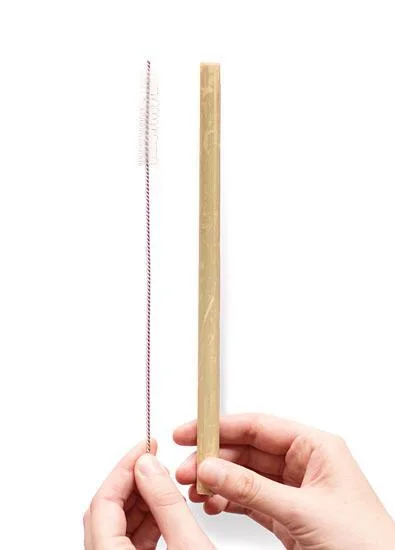 Reusable Eco Bamboo Drinking Straws - Pk 50