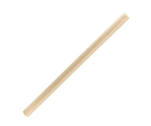 Jumbo Kraft Eco Paper Drinking Straws - Pk 50