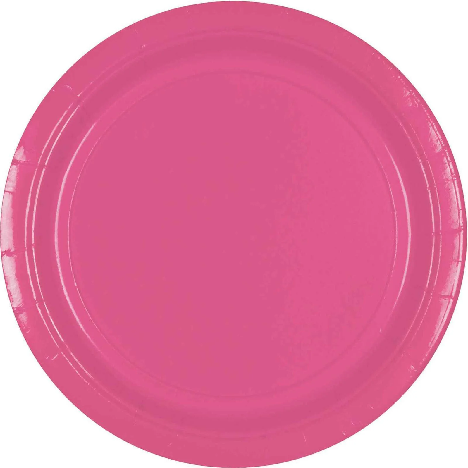 Paper Plates 17cm Round 20CT - Bright Pink Pk 20