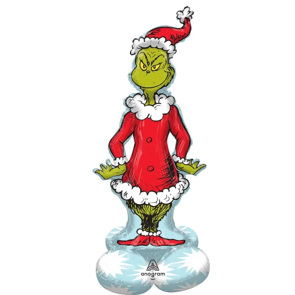 Grinch AirLoonz Air-Filled Standing Foil Balloon 149cm