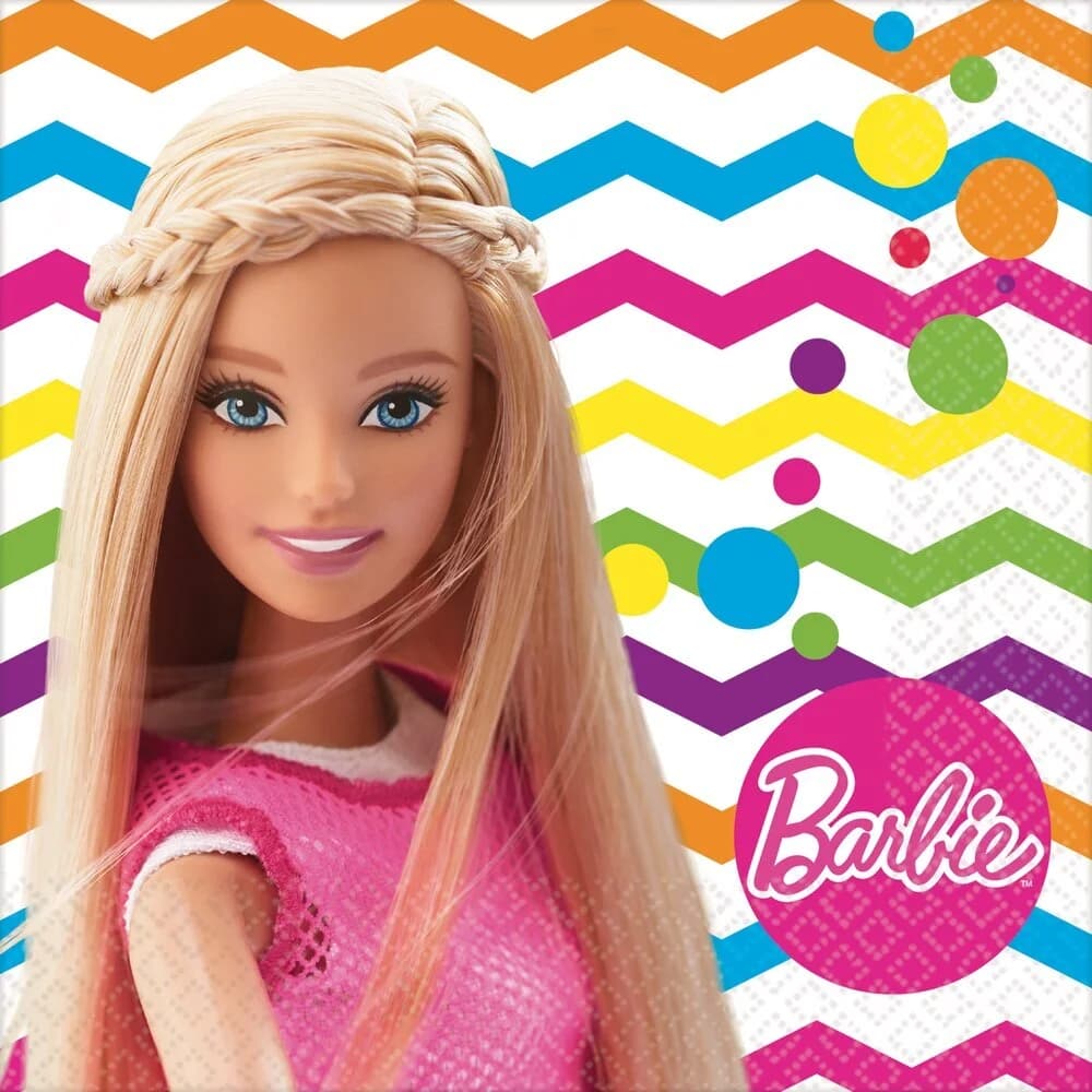 Barbie Party Paper Napkins - Pk 16