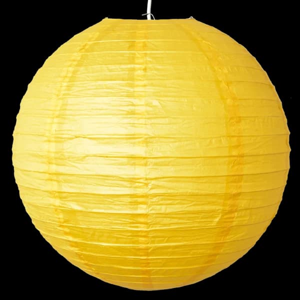 Paper Lantern 12" - Yellow