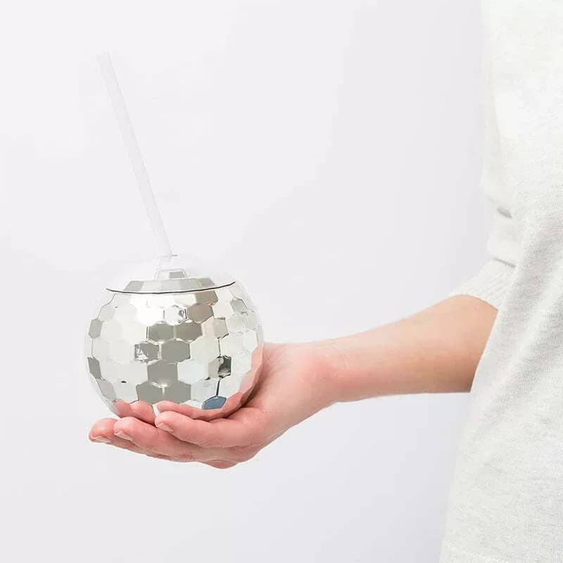 Disco Ball Reusable Drinking Cup