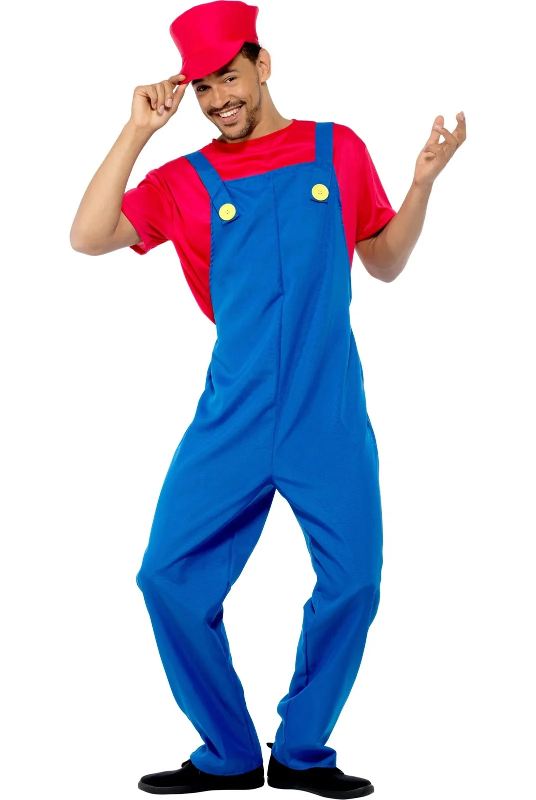 Adults Red Plumber Costume