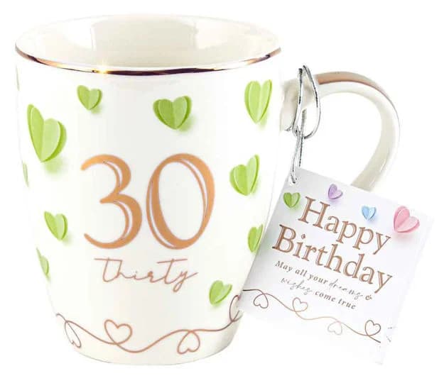 30th Birthday Sweet Heart Mug