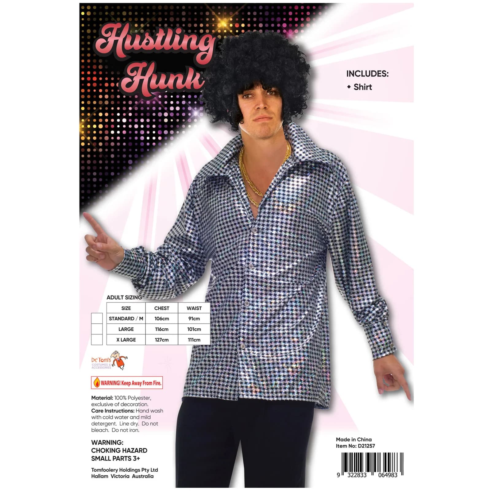 Men's Disco Hustling Hunk Shirt