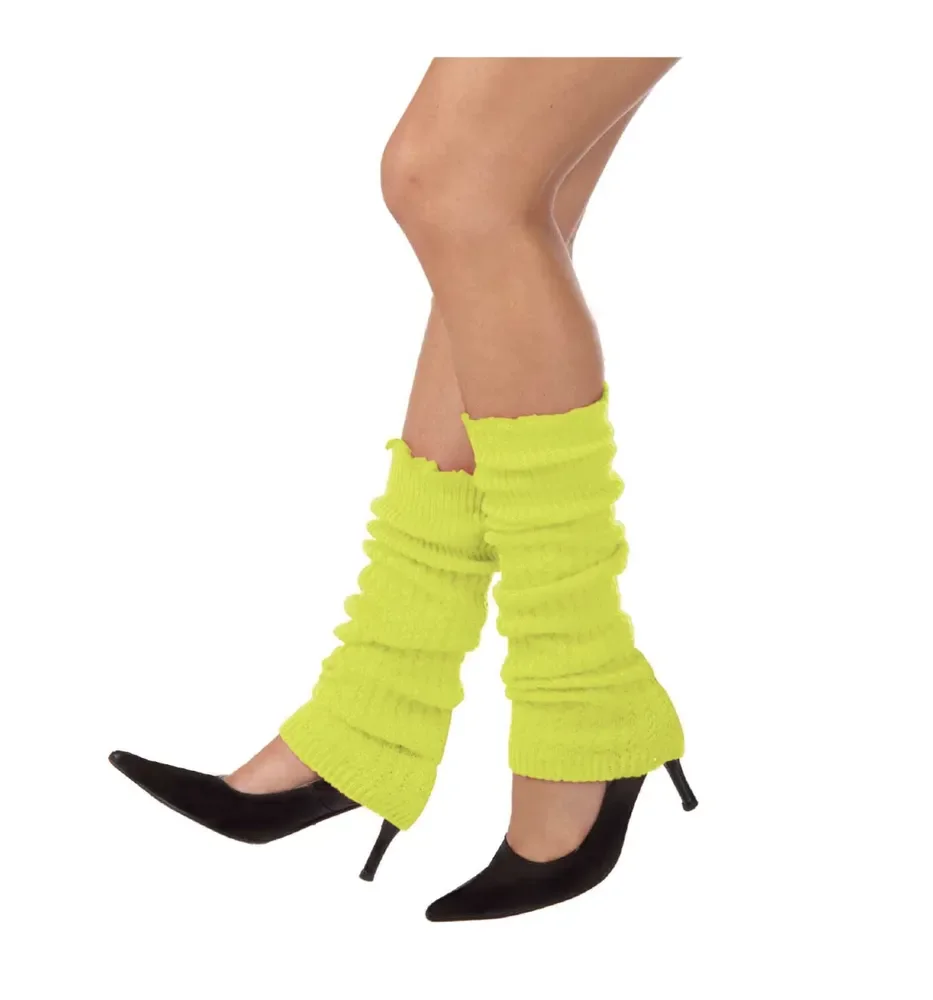 Neon Yellow Leg Warmers (Set Pair)