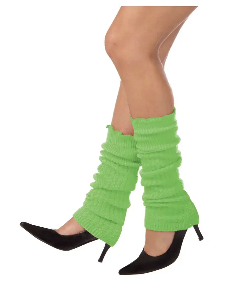 Neon Green Leg Warmers (Set Pair)