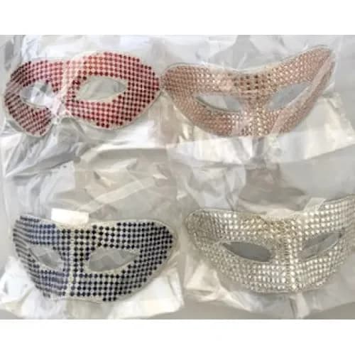 Diamente Masquerade Mask (Assorted)