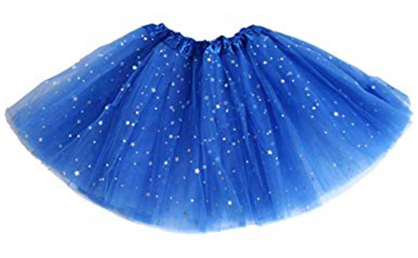 Glittery Blue 4ply Tutu (40cm)