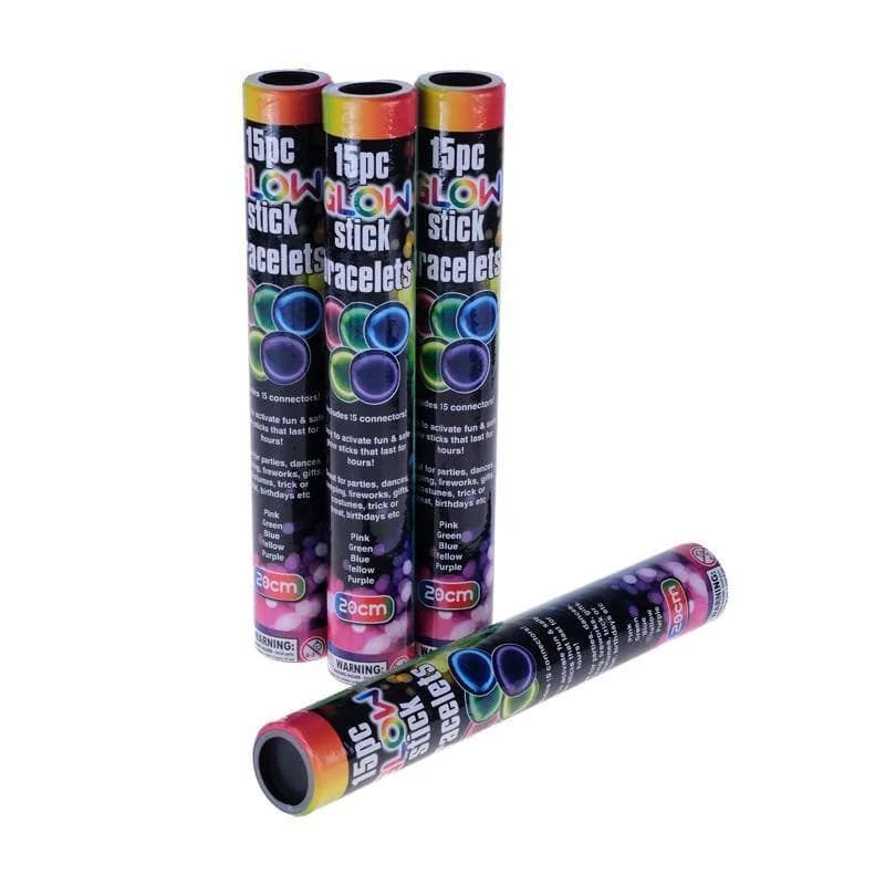 Glow Stick Bracelets (20cm) - Pk 15
