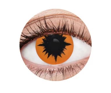 Demon Orange Contact Lenses (1 Year)