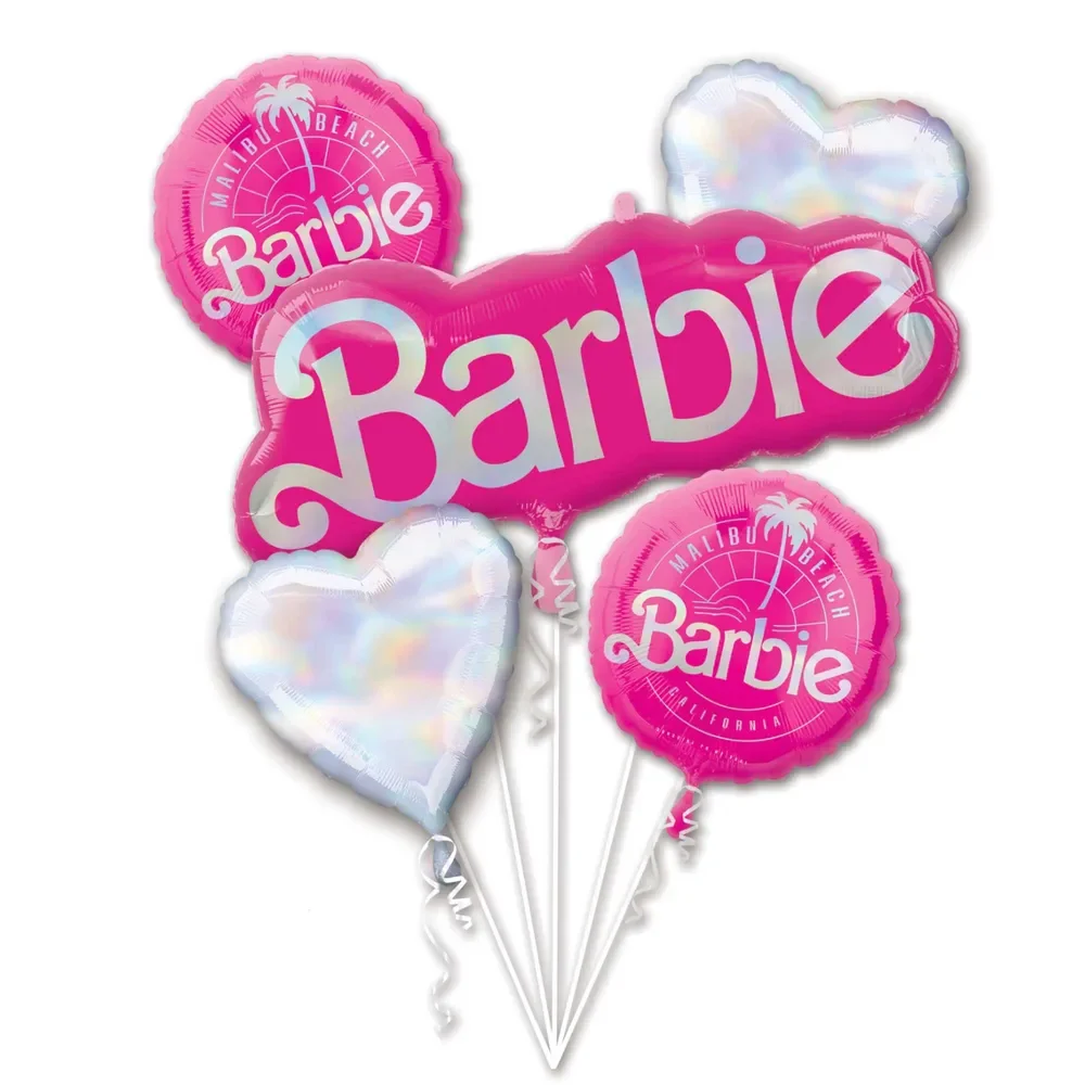 Barbie Foil Balloon Bouquet Set