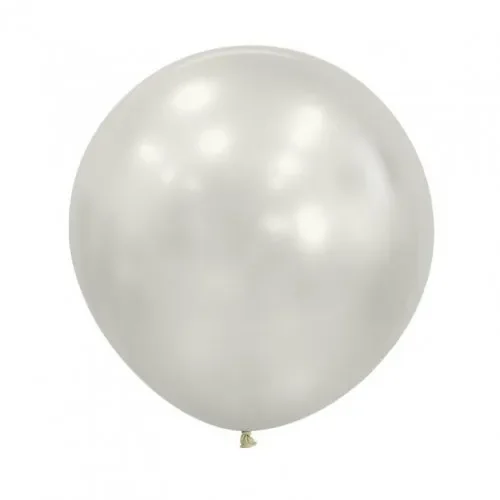 Silk Oyster White Balloons (60 cm) - Pk 3
