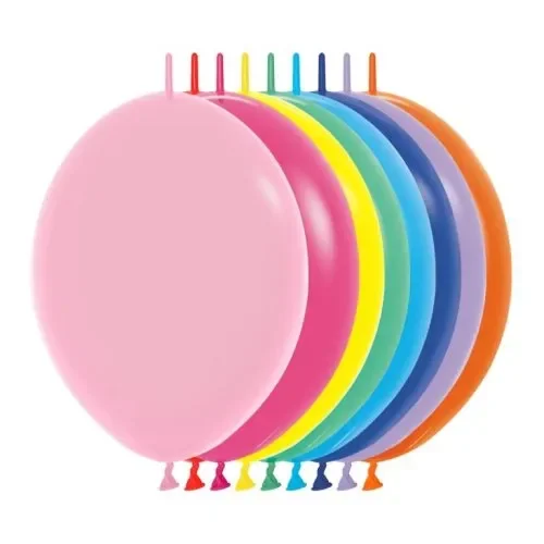 Assorted Fashion Balloons (12 inches) - Pk 50