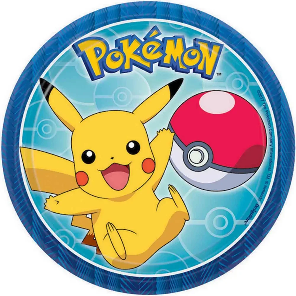 Pokémon Classic Plates (17cm) – Pk 8