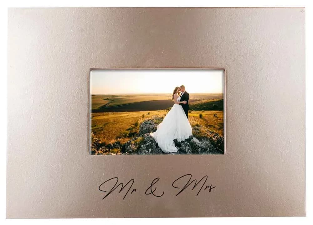 Mr & Mrs Signature Photo Frame