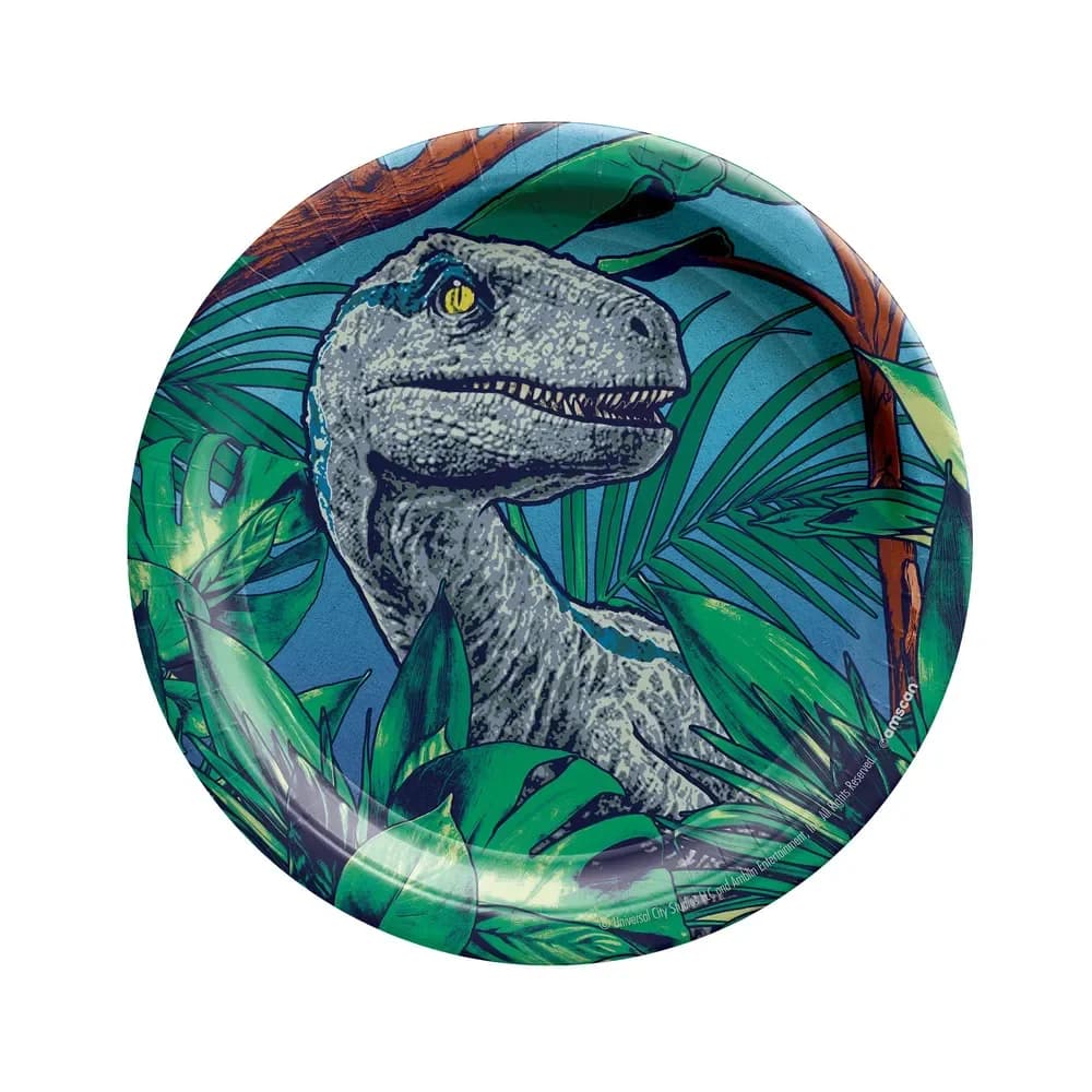Jurassic Paper Plates (17cm) – Pk 8