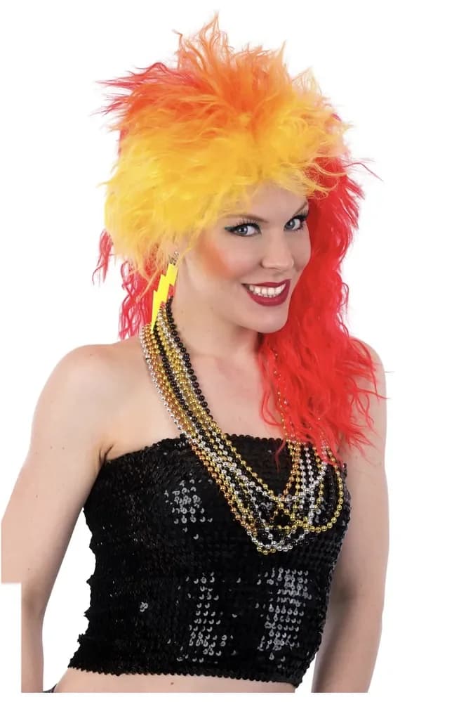 Cyndi 80's Rock Star Wig
