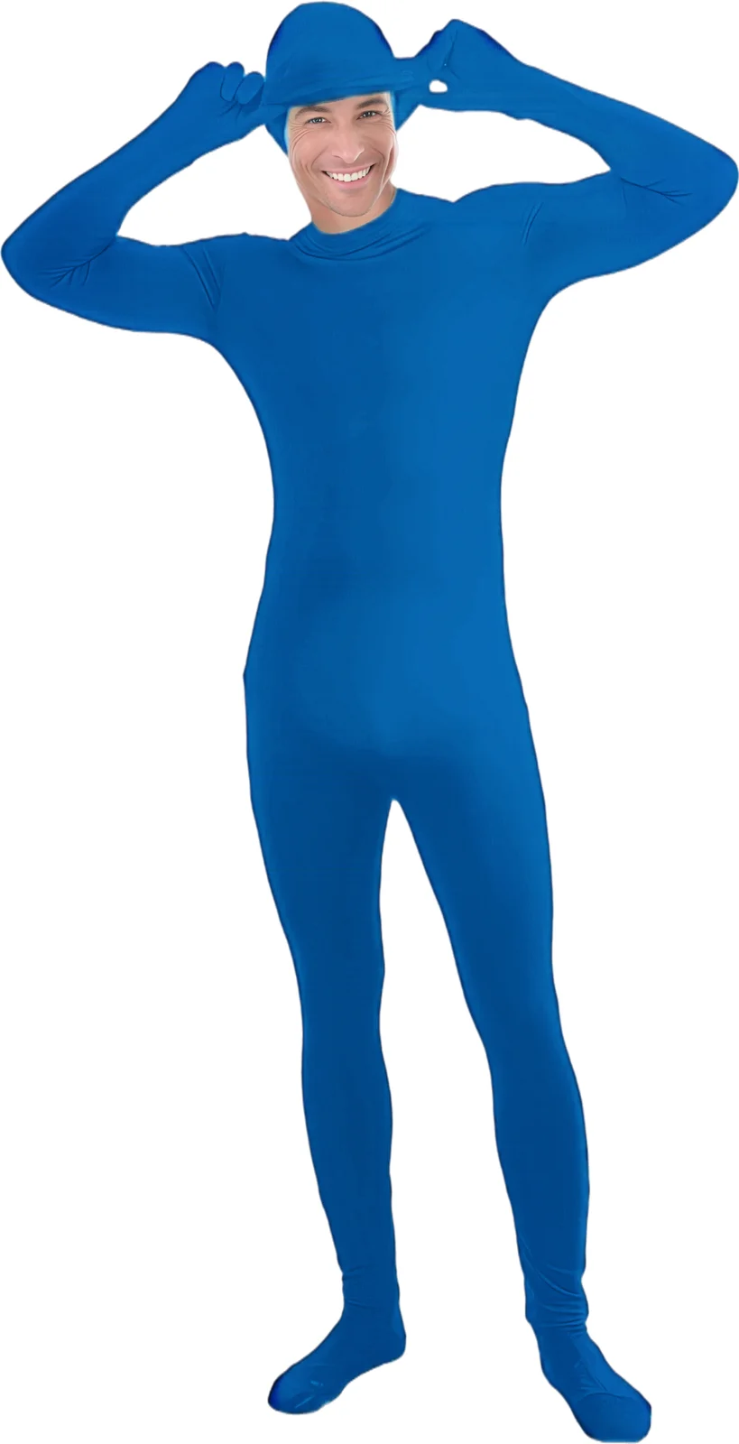 Adults Blue Invisible Man Costume